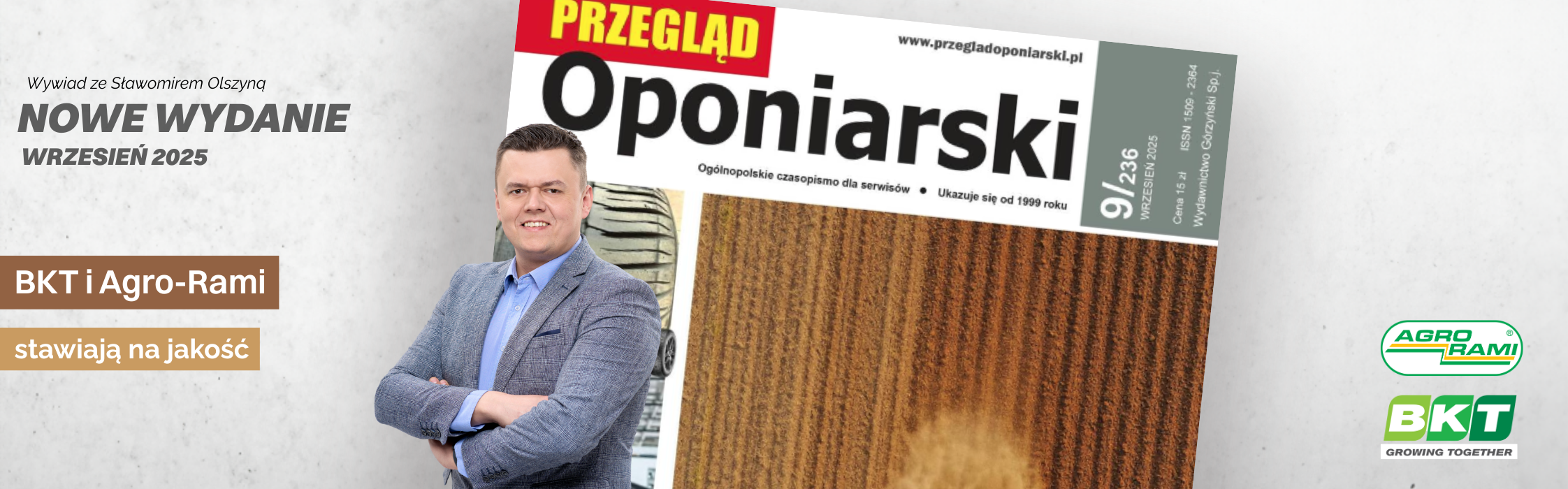 Sławomir Olszyna z Agro-Rami udzielił wywiadu dla Przeglądu Oponiarskiego