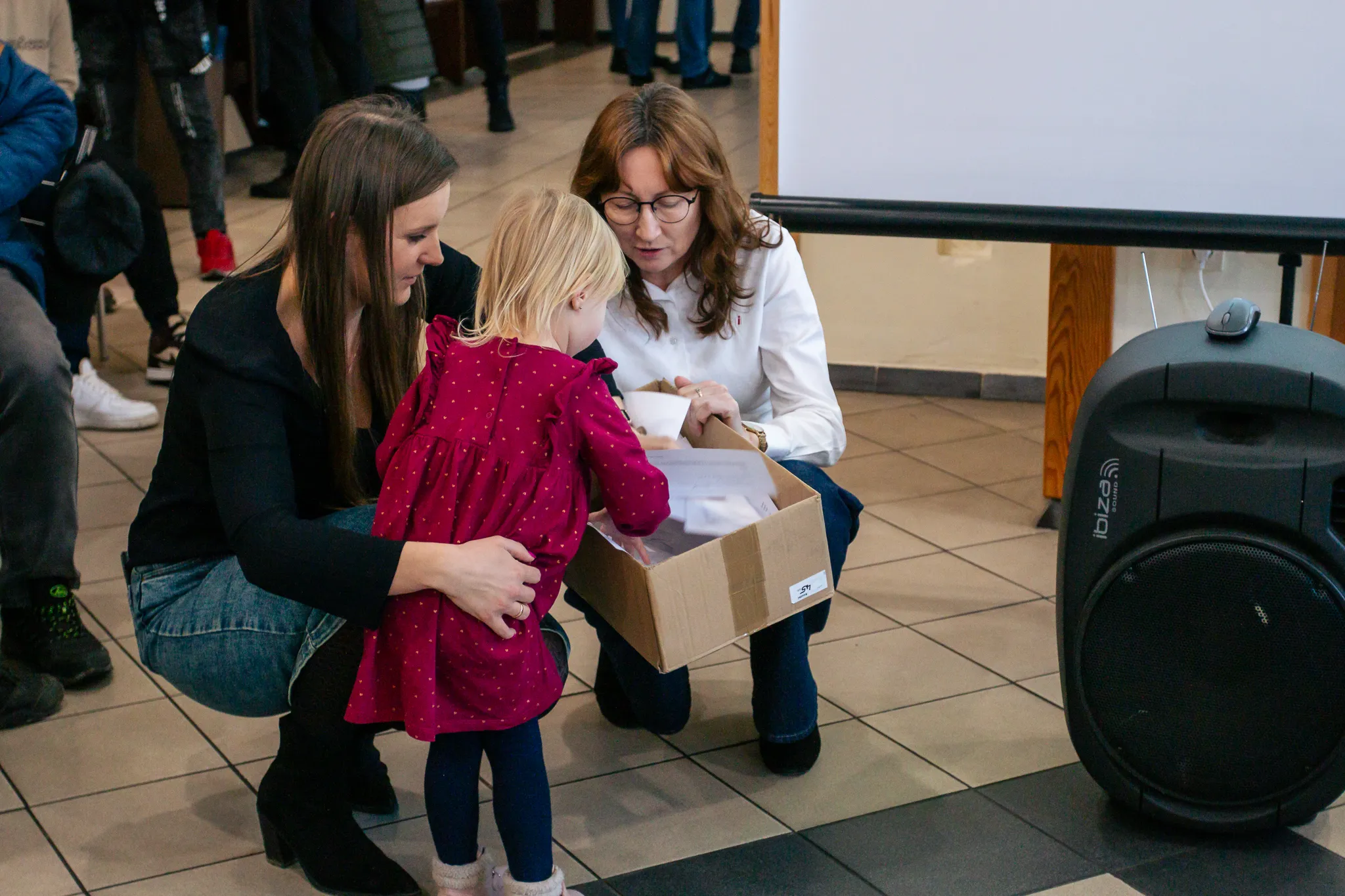 Spotkanie informacyjne dla lokalnych rolników w Sali Wiejskiej – prezentacja ofert finansowania fabrycznego Agro-Rami podczas Winter Tour 2025.